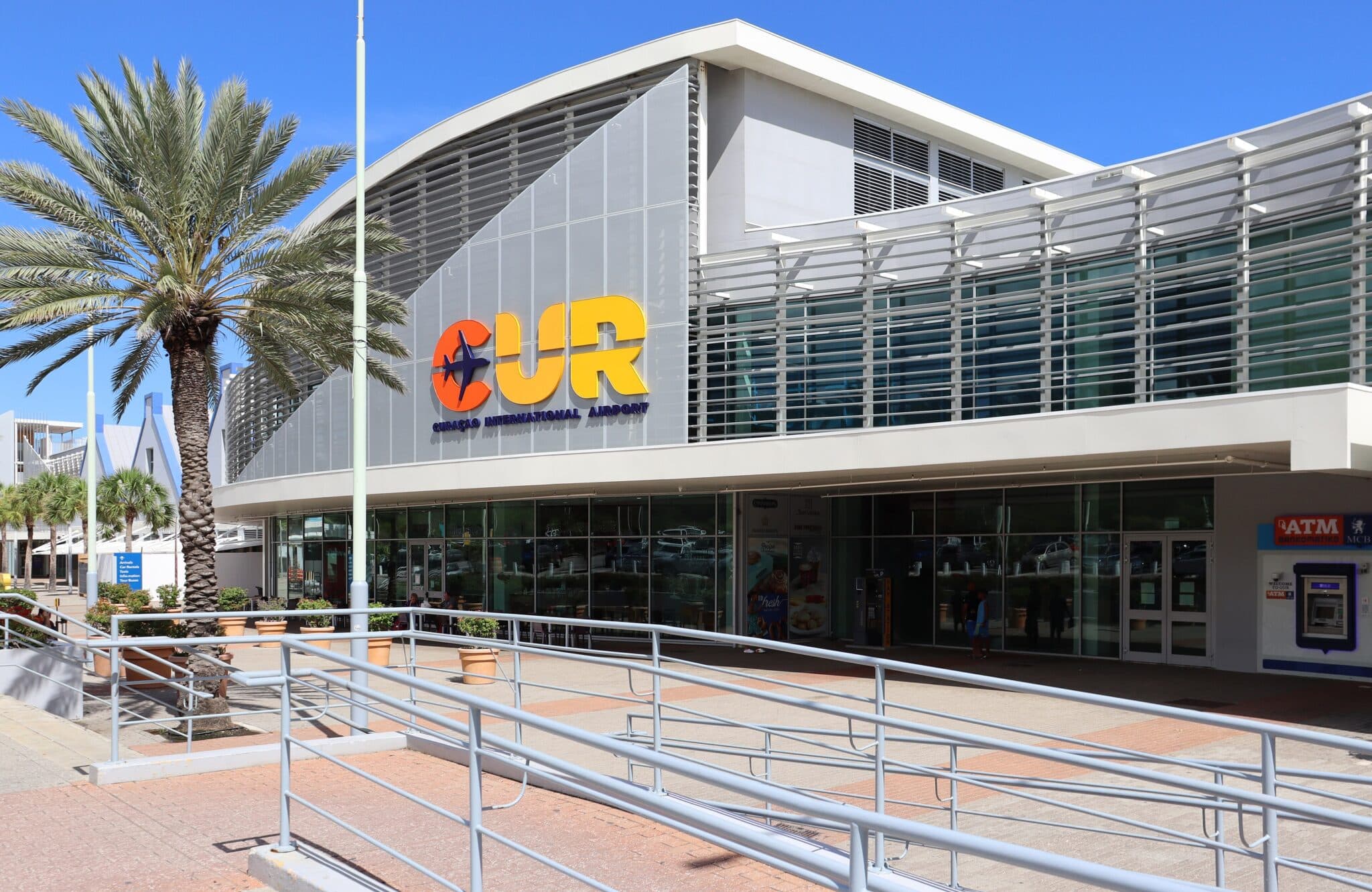 The terminal building at Curaçao International Airport